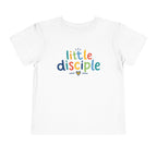 Toddler Tee — "Little Disciple" Colorful Christian Kids Shirt