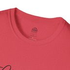 Loved Romans 5:8 Christian T-Shirt | Minimalist Faith Graphic Tee