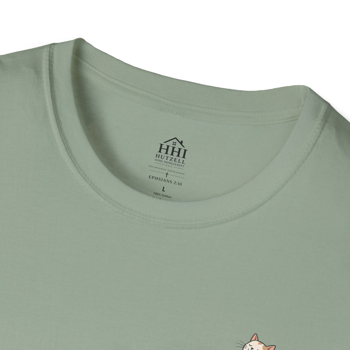 Cat 'Paws and Prayers' T-Shirt — Cute Christian Cat Graphic Tee
