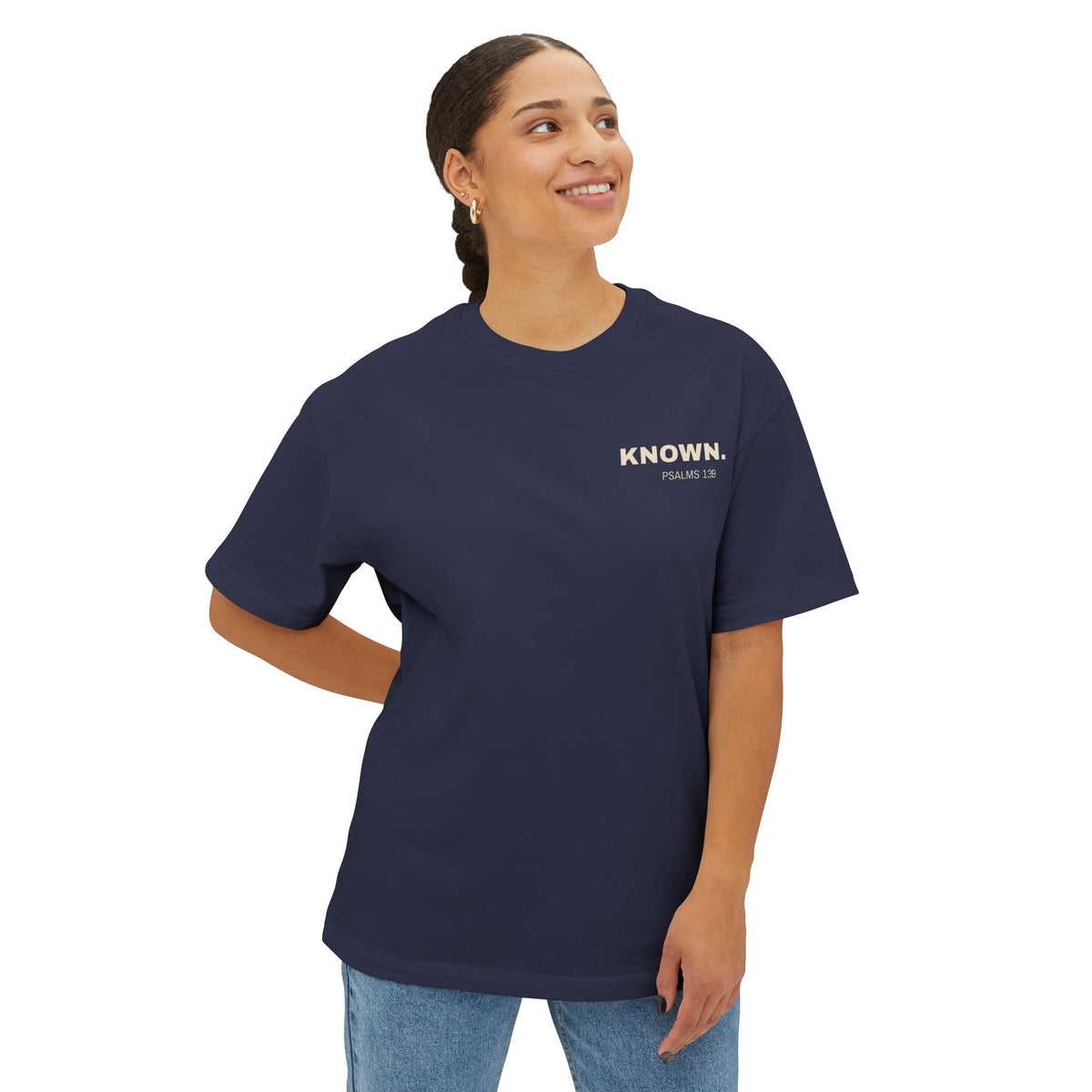 Known. Graphic Tee — Inspirational Message Boxy T-Shirt