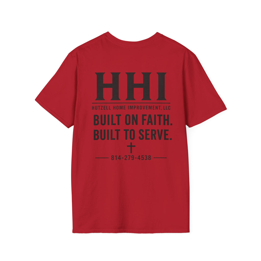 T-Shirt — HHI Built on Faith | Christian Home Improvement Logo Tee