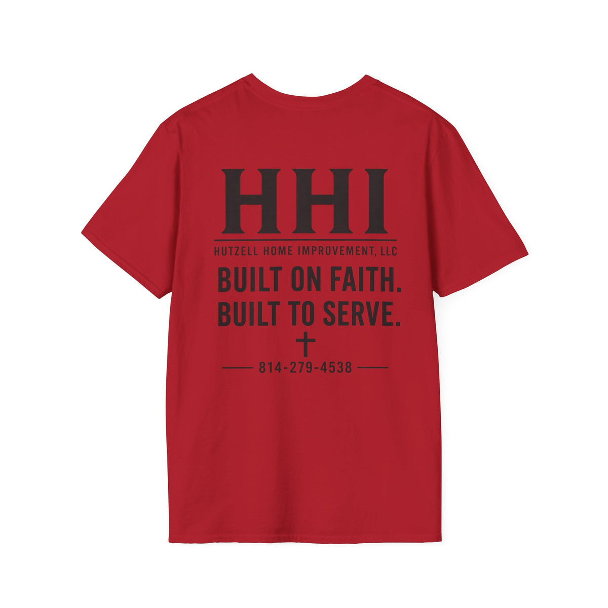 T-Shirt — HHI Built on Faith | Christian Home Improvement Logo Tee