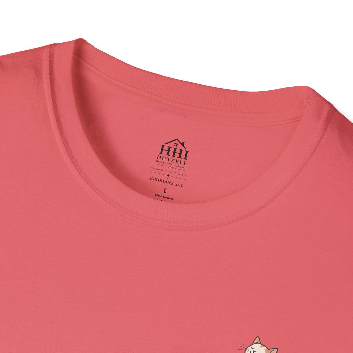 Cat 'Paws and Prayers' T-Shirt — Cute Christian Cat Graphic Tee