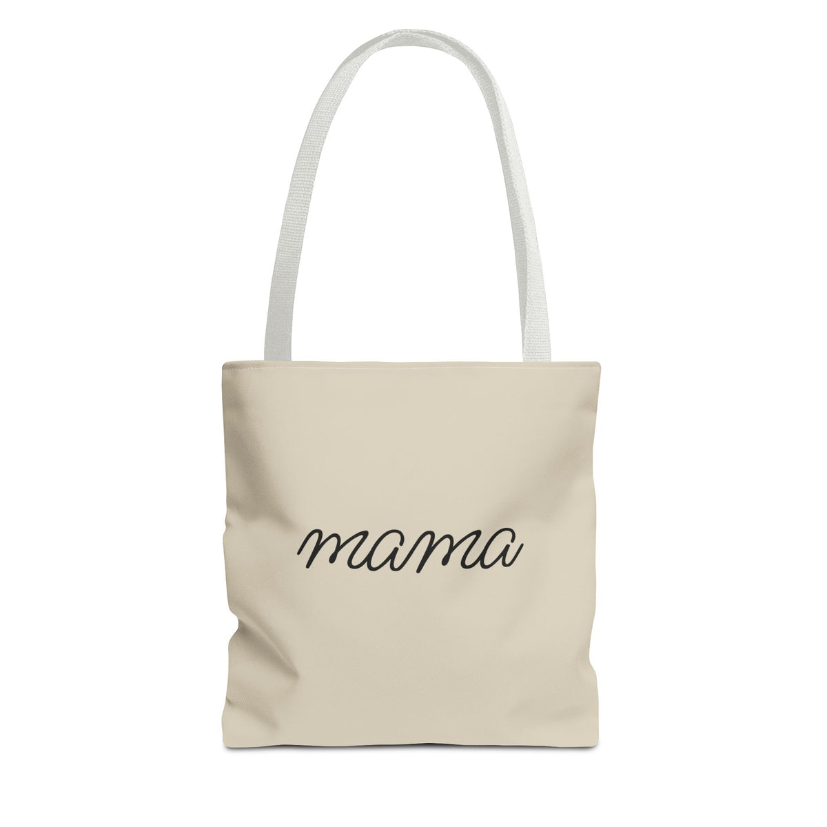 Mama Tote Bag — "God is within her; She will not fall" Script Canvas Tote