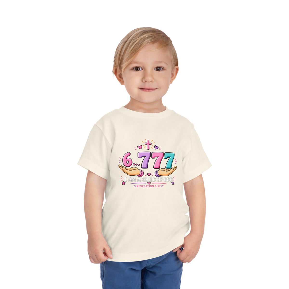 Toddler Short Sleeve Tee | 6.777 Christian Tee