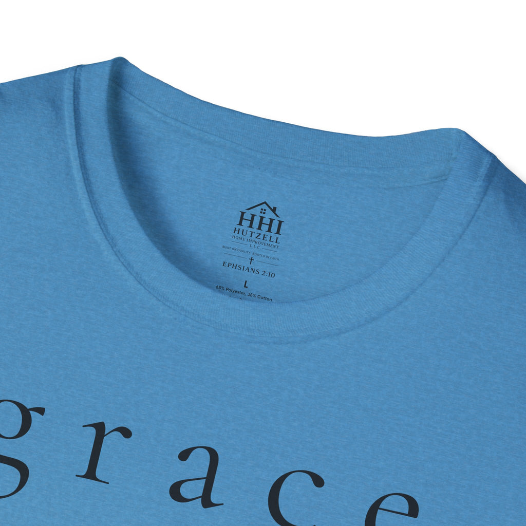 Grace Script T-Shirt — Minimalist Christian Faith Tee