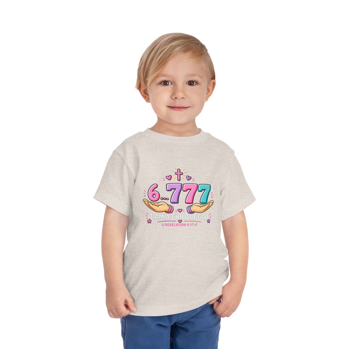 Toddler Short Sleeve Tee | 6.777 Christian Tee