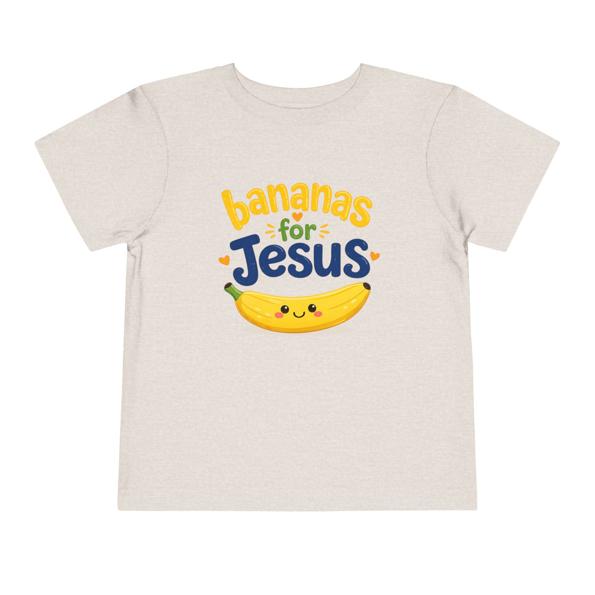 Toddler Tee — "Bananas for Jesus" Cute Christian Banana Kids T‑Shirt