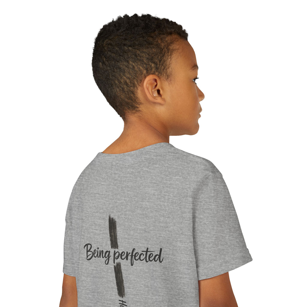 Youth Tee — "Being Perfected" Inspirational Christian T-shirt