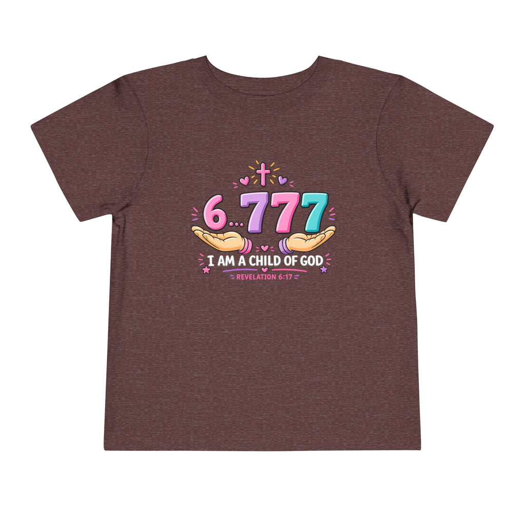 Toddler Short Sleeve Tee | 6.777 Christian Tee
