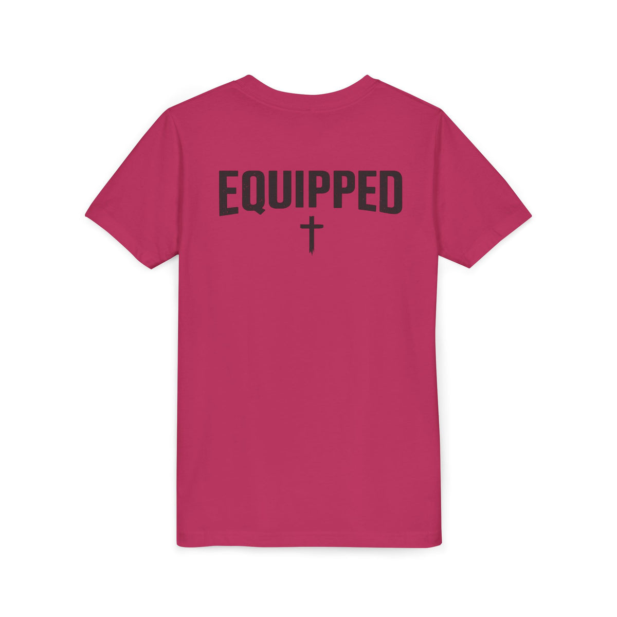 Equipped Youth Tee – Christian Kids T-Shirt with Cross & 2 Timothy 3:17