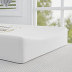 Changing Pad Cover — "Fearfully & Wonderfully Made" Neutral Floral Baby Nursery