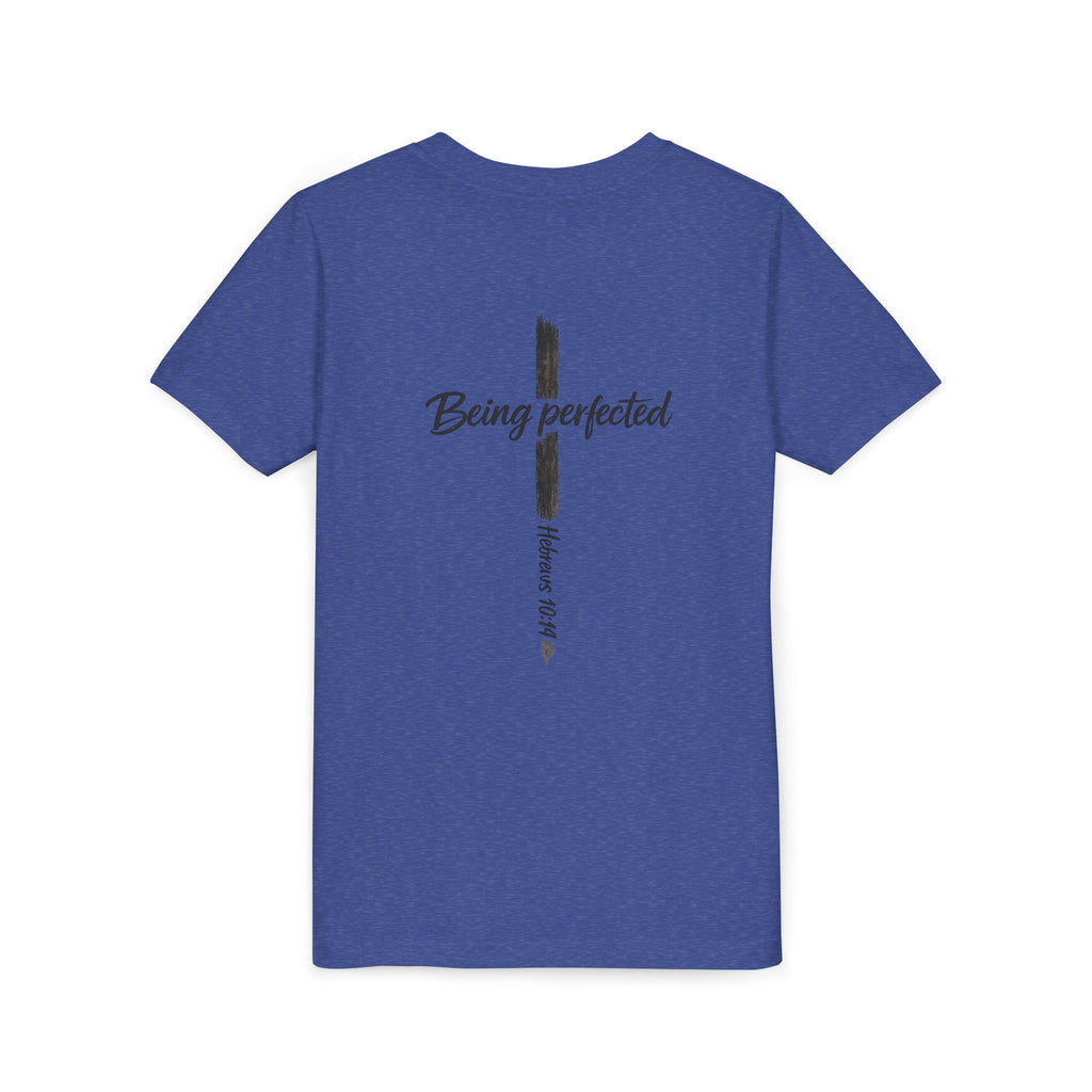 Youth Tee — "Being Perfected" Inspirational Christian T-shirt