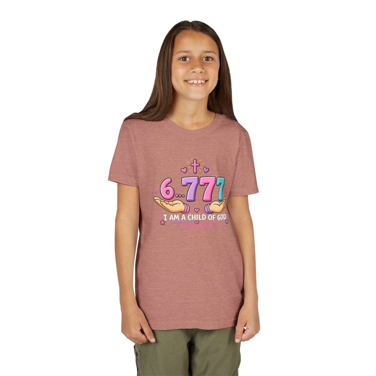 Youth 6...777 | "I am a child of God" Christian Tee