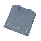 Trust God Christian T-Shirt – "Let Go… Trust God" Inspirational Tee