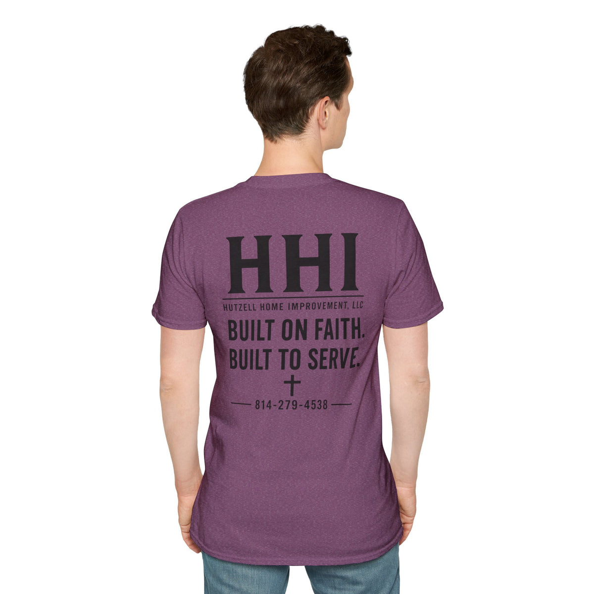 T-Shirt — HHI Built on Faith | Christian Home Improvement Logo Tee