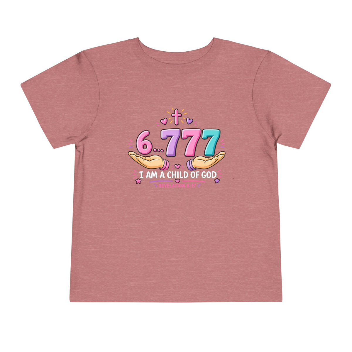 Toddler Short Sleeve Tee | 6.777 Christian Tee
