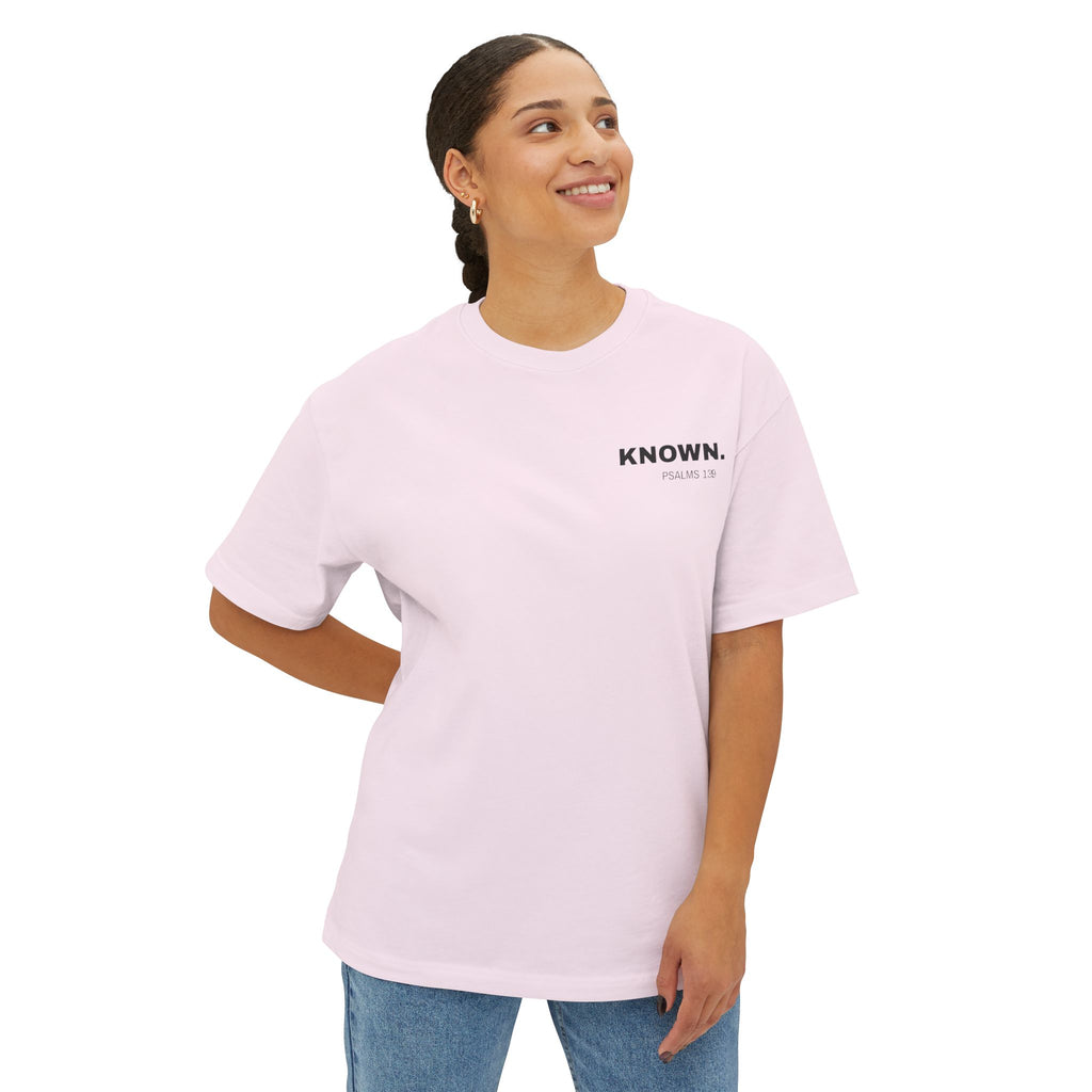 Known. Graphic Tee — Inspirational Message Boxy T-Shirt