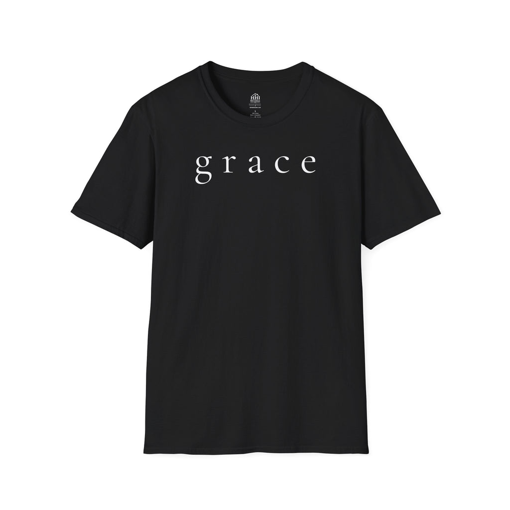 Grace Script T-Shirt — Minimalist Christian Faith Tee