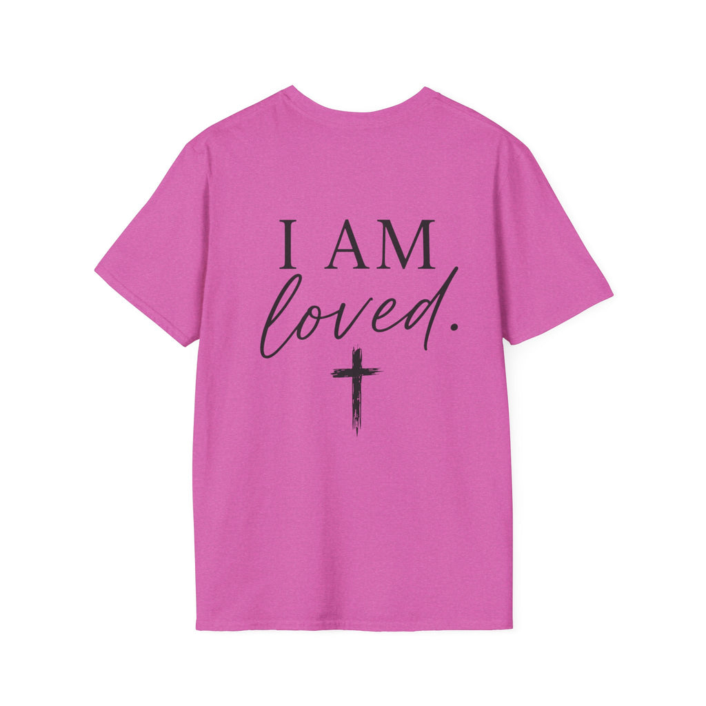 I Am Loved Christian T-Shirt — Inspirational Faith Tee with Cross