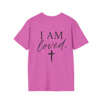 I Am Loved Christian T-Shirt — Inspirational Faith Tee with Cross