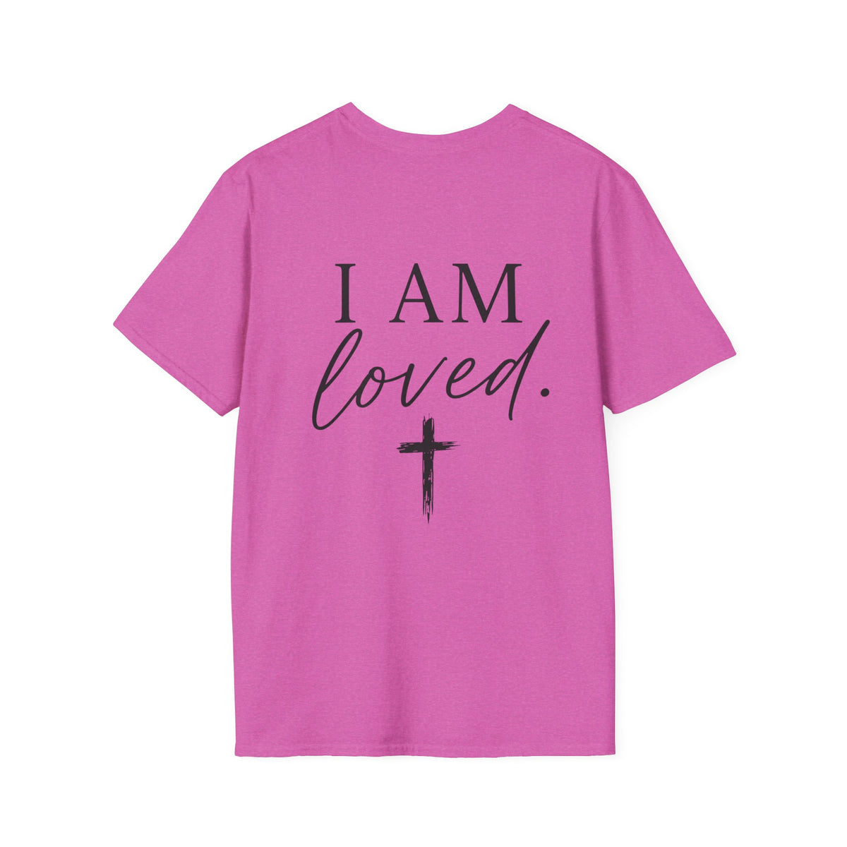 I Am Loved Christian T-Shirt — Inspirational Faith Tee with Cross