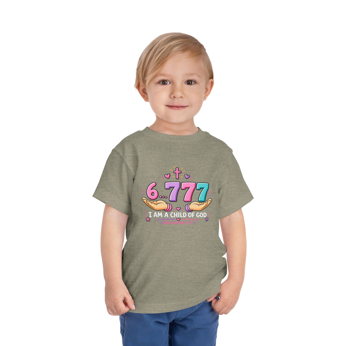 Toddler Short Sleeve Tee | 6.777 Christian Tee