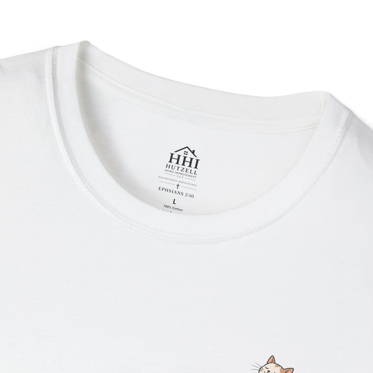 Cat 'Paws and Prayers' T-Shirt — Cute Christian Cat Graphic Tee