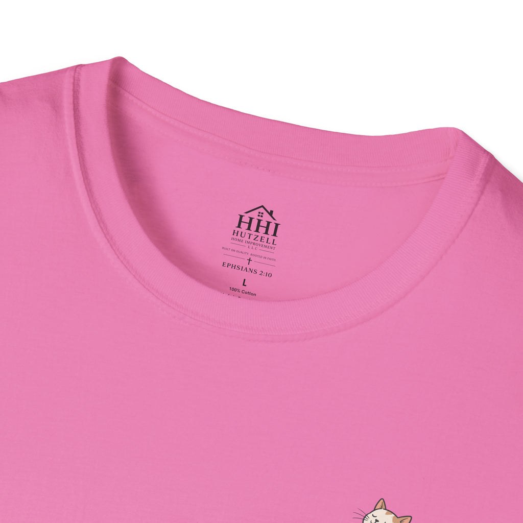 Cat 'Paws and Prayers' T-Shirt — Cute Christian Cat Graphic Tee