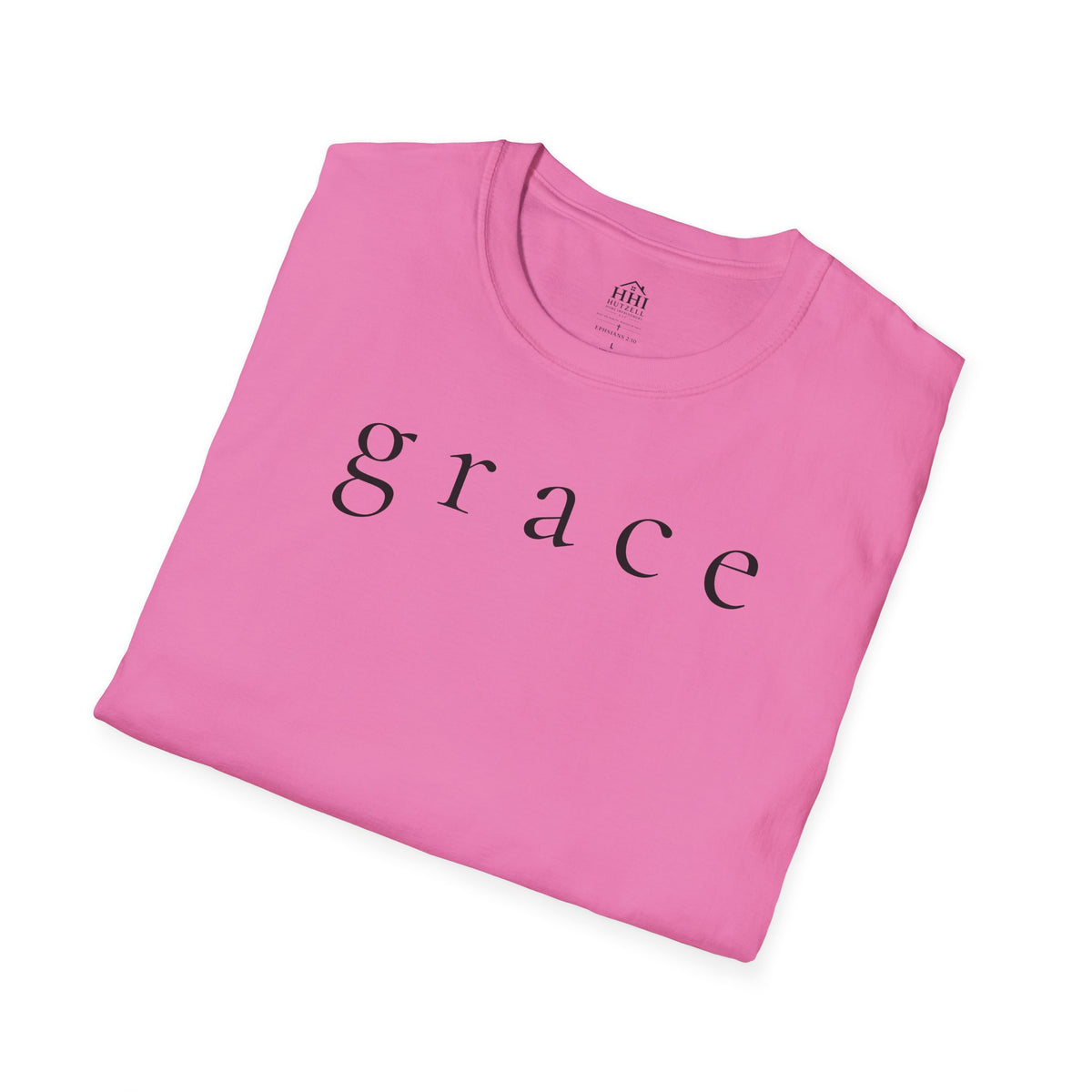 Grace Script T-Shirt — Minimalist Christian Faith Tee