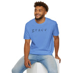 Grace Script T-Shirt — Minimalist Christian Faith Tee