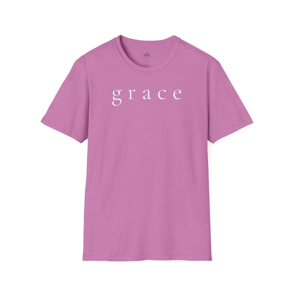 Grace Script T-Shirt — Minimalist Christian Faith Tee