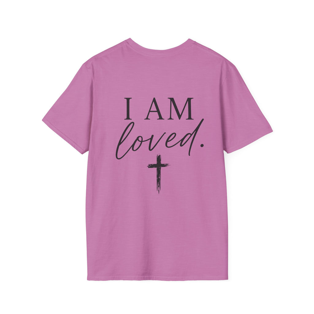 I Am Loved Christian T-Shirt — Inspirational Faith Tee with Cross