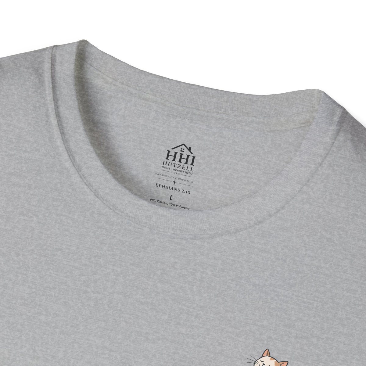 Cat 'Paws and Prayers' T-Shirt — Cute Christian Cat Graphic Tee