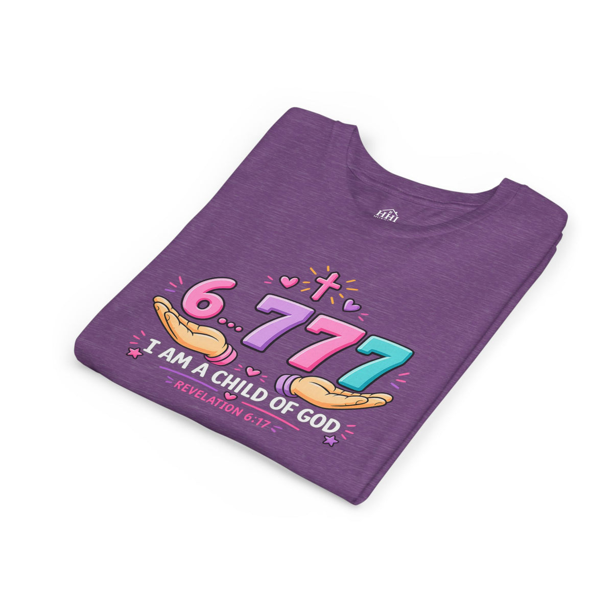 Youth 6...777 | "I am a child of God" Christian Tee
