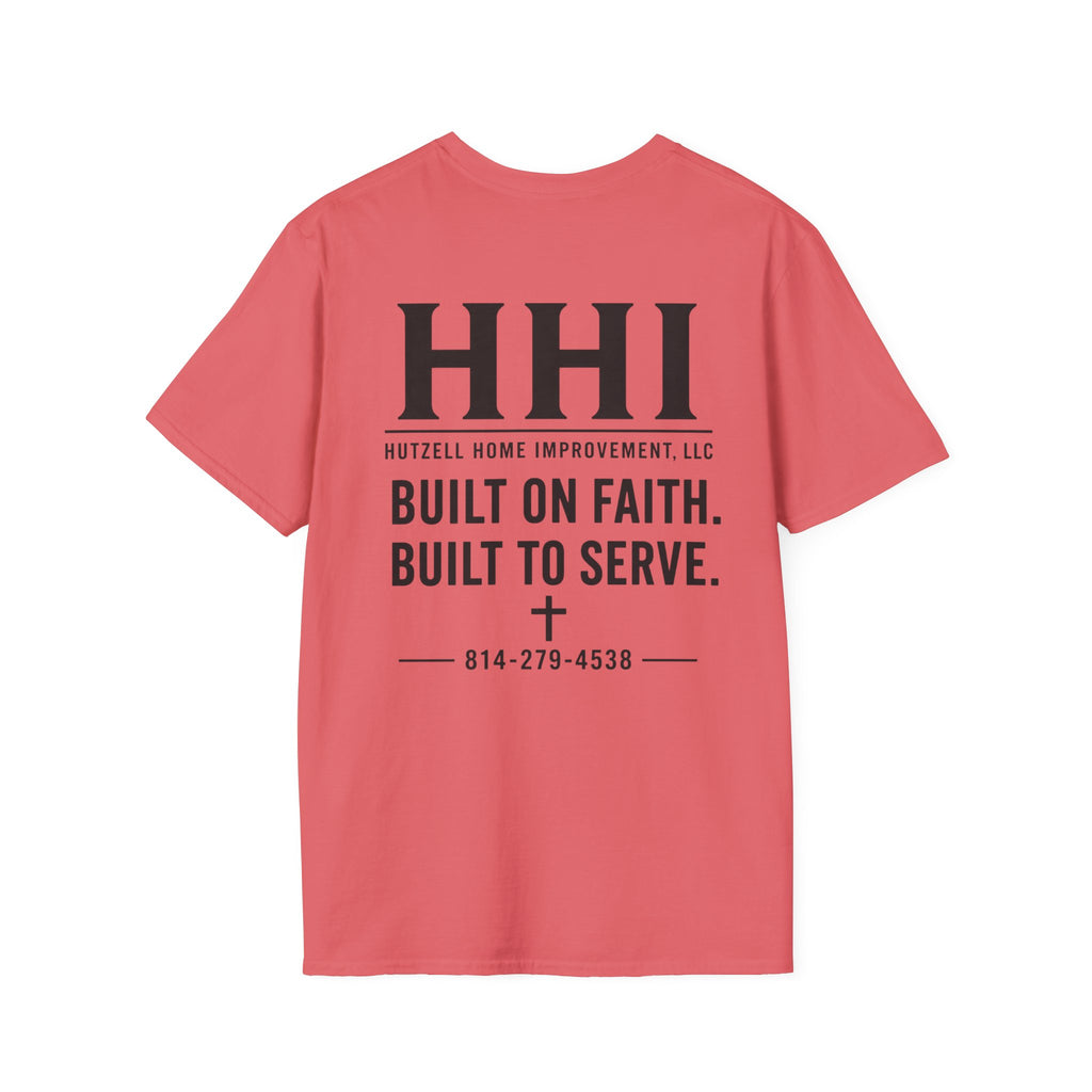 T-Shirt — HHI Built on Faith | Christian Home Improvement Logo Tee