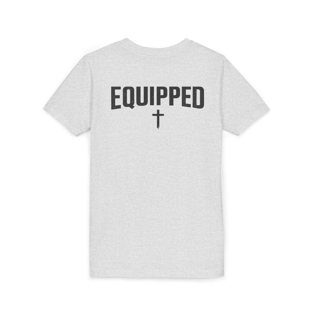 Equipped Youth Tee – Christian Kids T-Shirt with Cross & 2 Timothy 3:17