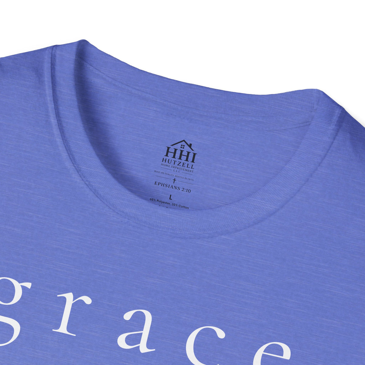 Grace Script T-Shirt — Minimalist Christian Faith Tee