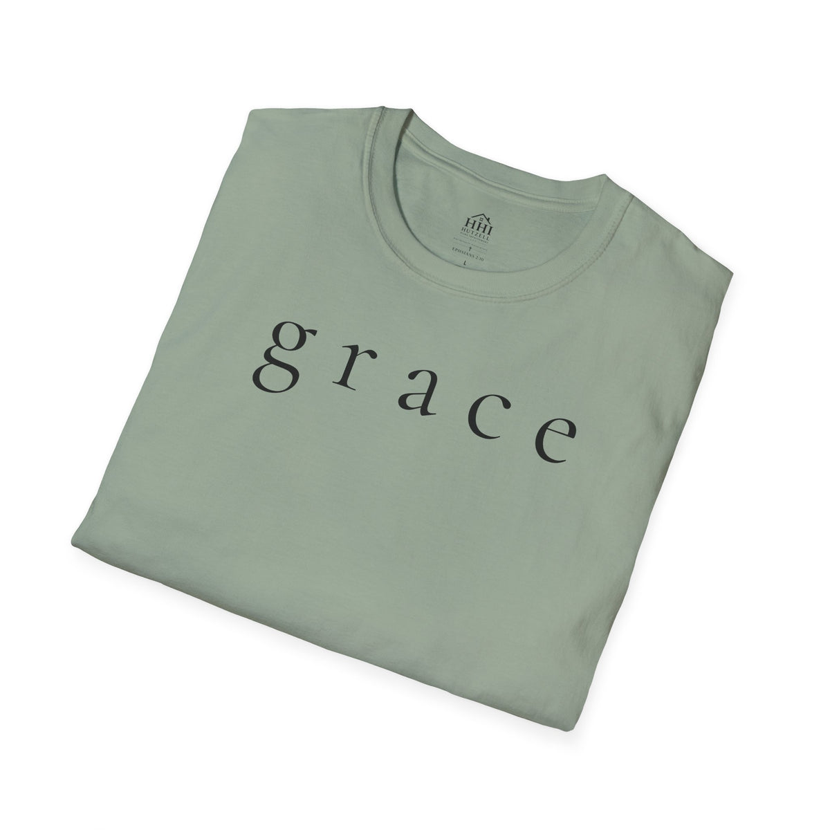 Grace Script T-Shirt — Minimalist Christian Faith Tee