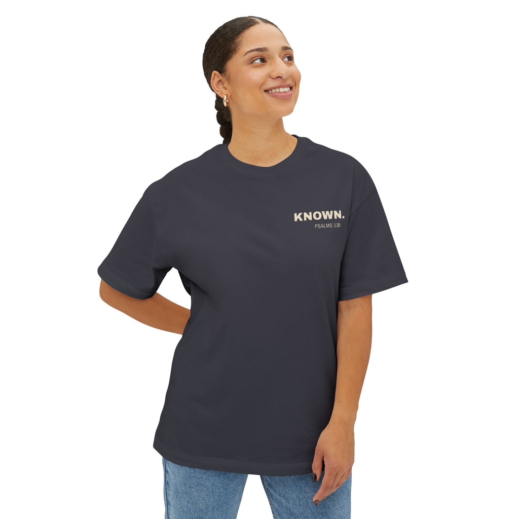 Known. Graphic Tee — Inspirational Message Boxy T-Shirt