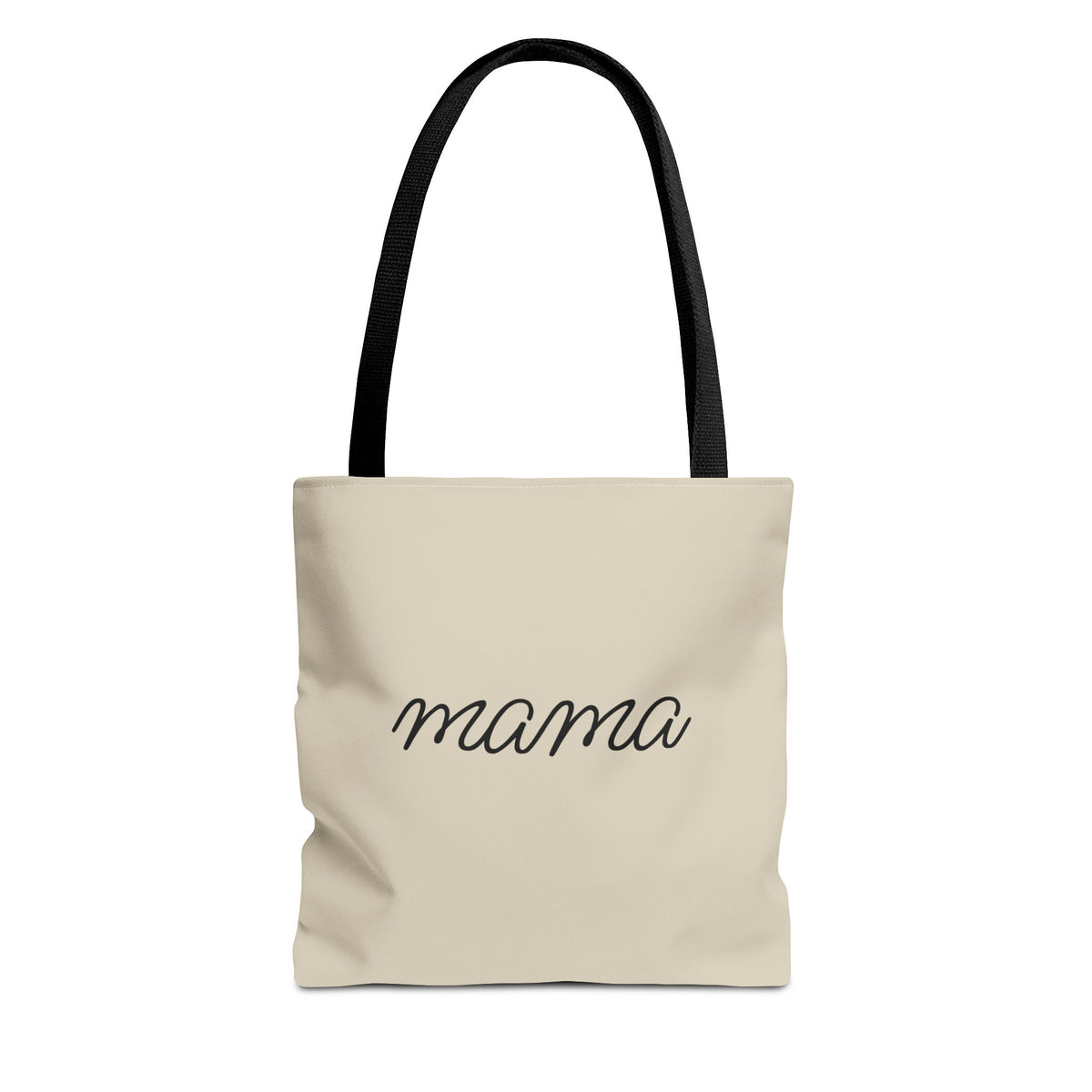 Mama Tote Bag — "God is within her; She will not fall" Script Canvas Tote