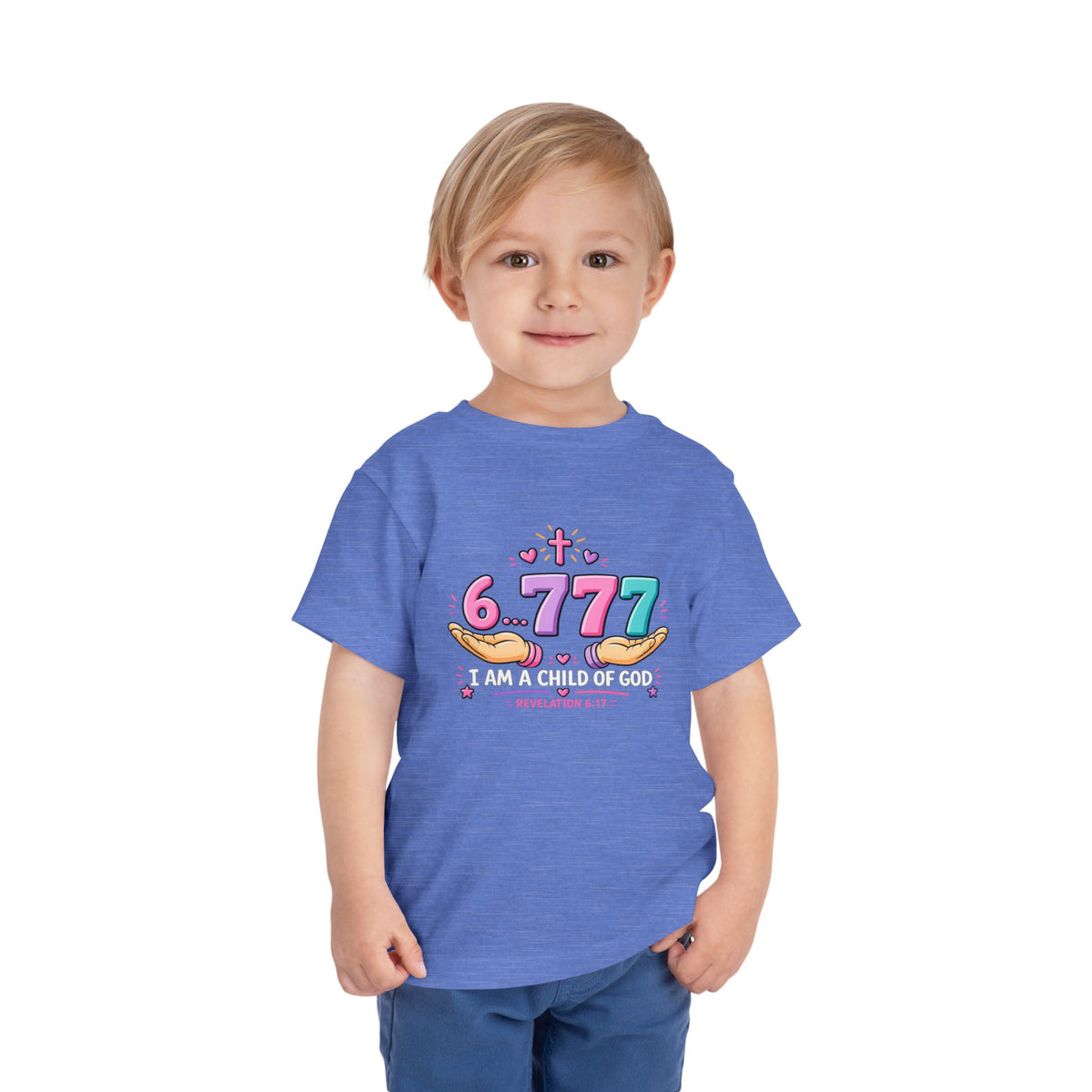 Toddler Short Sleeve Tee | 6.777 Christian Tee