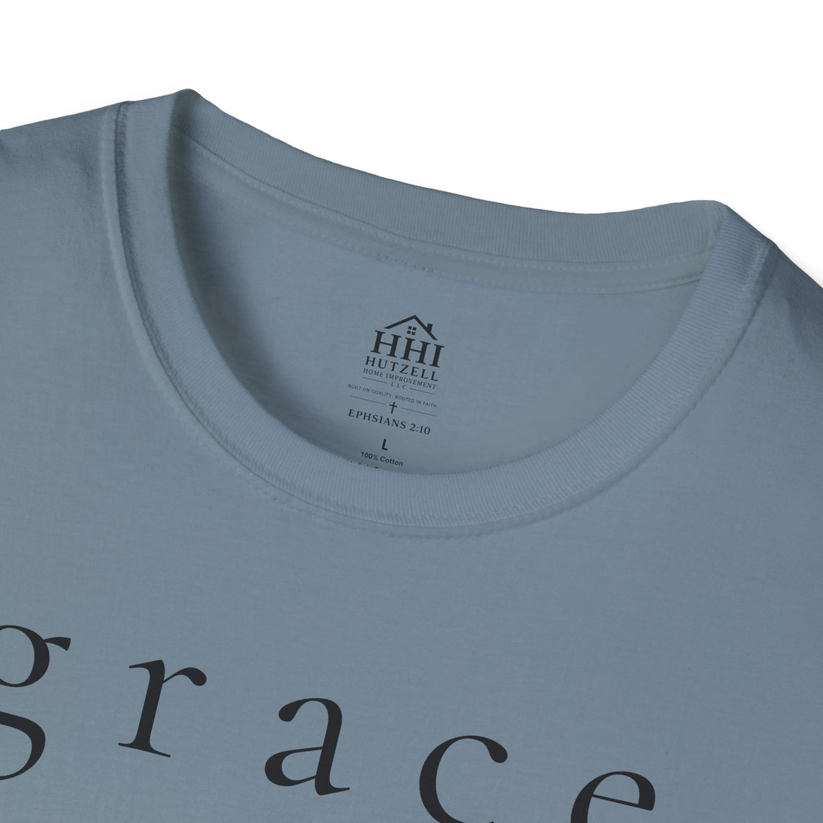 Grace Script T-Shirt — Minimalist Christian Faith Tee