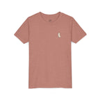 Youth Tee — "Paws and Prayers" Cat Graphic