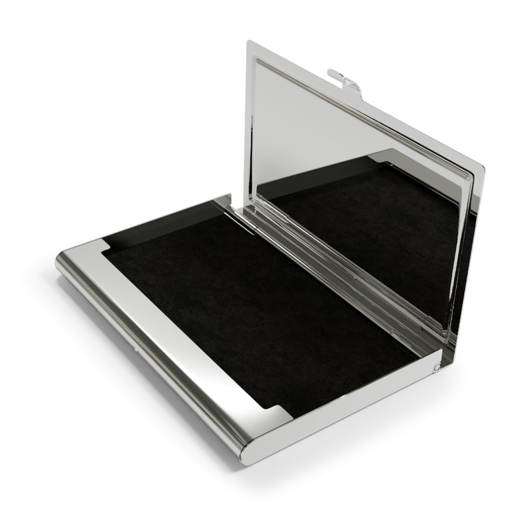 Equipped for Every Good Work Business Card Holder — Christian Scripture Metal Case (2 Timothy 3:17)