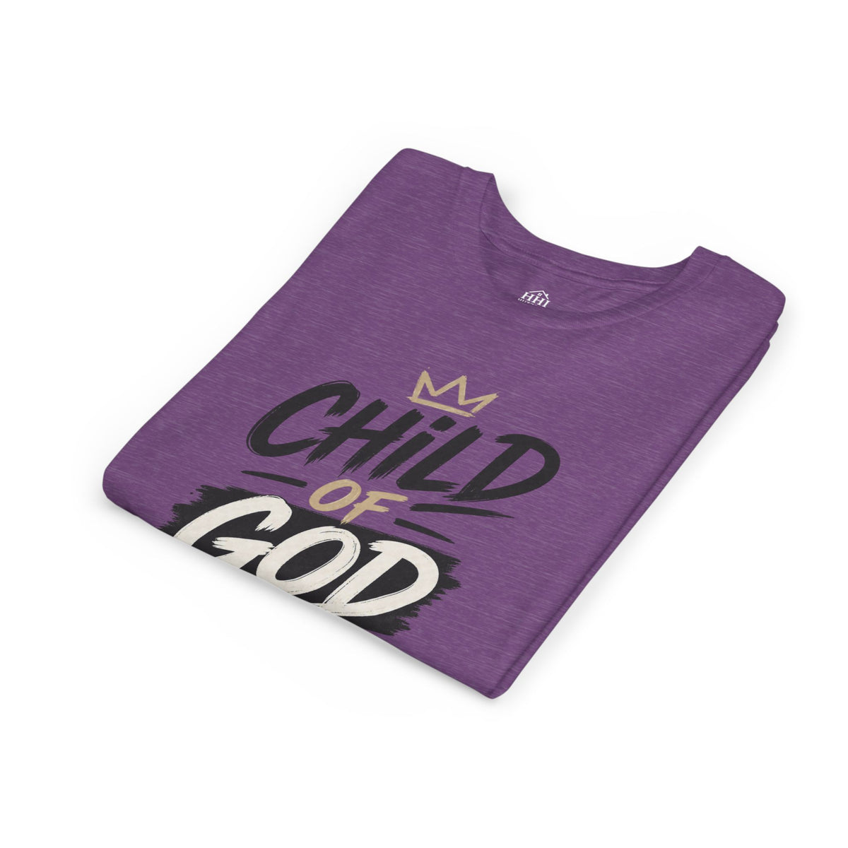 Child of God Youth Tee — Christian Kids Short Sleeve Shirt (faith, baptism, Sunday School)