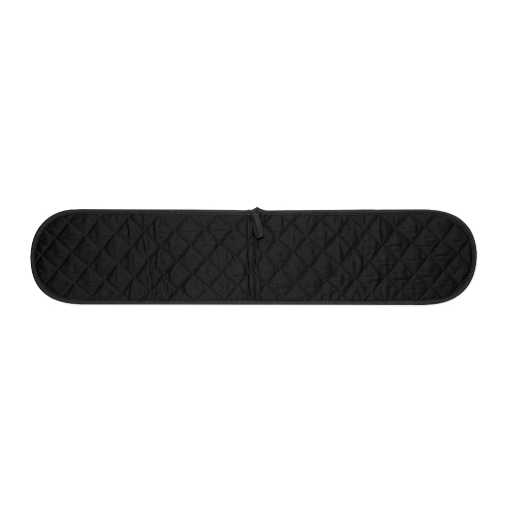 Oven Mitts - 'The Lord is My Shephard, I Shall Not Burn Dinner" Double Oven Mitt (Black Quilted Pot Holder)