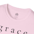 Grace Script T-Shirt — Minimalist Christian Faith Tee