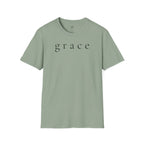 Grace Script T-Shirt — Minimalist Christian Faith Tee