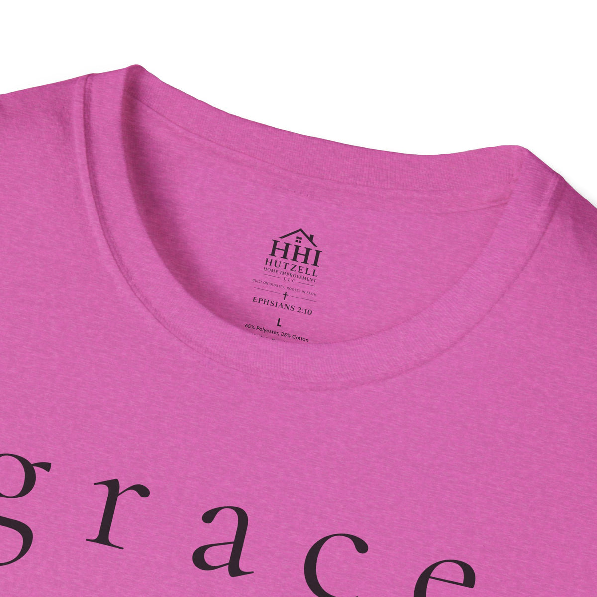Grace Script T-Shirt — Minimalist Christian Faith Tee
